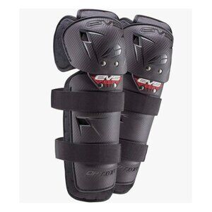 EVS Sports Unisex Option Knee/Shin Pad - Pair (Black)